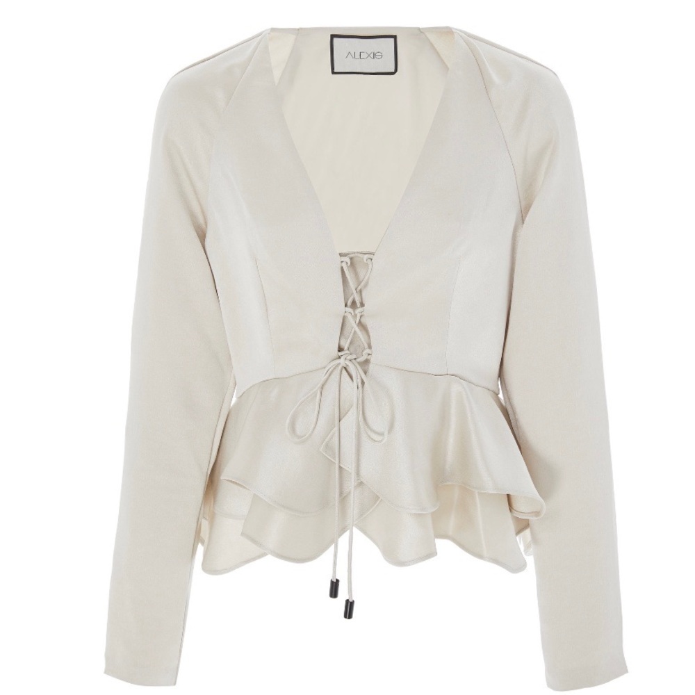 Alexis Reagan lace up top